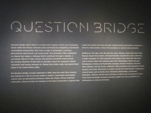 Question Bridge exhibit at Brooklyn Museum of Art, 2012