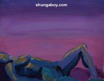 Reclining Man At Dusk by Shungaboy